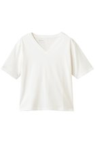 【スリー ドッツ/three dots】のスビン28ジャージー VネックTシャツ 人気、トレンドファッション・服の通販 founy(ファニー) ファッション Fashion レディースファッション Fashion for Women トップス・カットソー Cut & Sew Tops シャツ・ブラウス・オフィスカジュアル Elegant Blouses & Button-Ups ロングTシャツ・Tシャツ Longline T-Shirts & Tees カットソー・ベーシックTシャツ Cut-and-Sewn Tops / Stretch Tees & Basics Vネックトップス V-Neck Tops / V-Cut Neckline Shirts ショート Short, Short Length シンプル Simple, Minimal ストレッチ Stretch, Stretchy Fabric スリーブ Sleeve, Long Sleeve / Short Sleeve 新作・新入荷 New Arrivals / New In thumbnail スノーホワイト|ID: prp329100004932834 ipo3291000000037025092