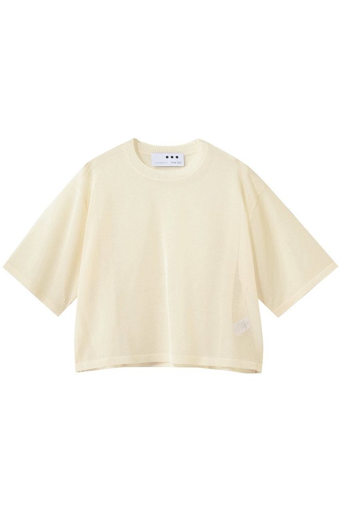 【スリー ドッツ/three dots】のアロア シアーTシャツ インテリア・キッズ・メンズ・レディースファッション・服の通販 founy(ファウニー) https://founy.com/ ファッション Fashion レディースファッション Fashion for Women トップス・カットソー Cut & Sew Tops シャツ・ブラウス・オフィスカジュアル Elegant Blouses & Button-Ups ロングTシャツ・Tシャツ Longline T-Shirts & Tees カットソー・ベーシックTシャツ Cut-and-Sewn Tops / Stretch Tees & Basics インナー Innerwear サロペット Overalls, Salopette シアー Sheer, See-Through ショート Short, Short Length スリーブ Sleeve, Long Sleeve / Short Sleeve トレンド Trend, Trending Now バランス Balance, Style Balance |ID: prp329100004932837 ipo3291000000037025115