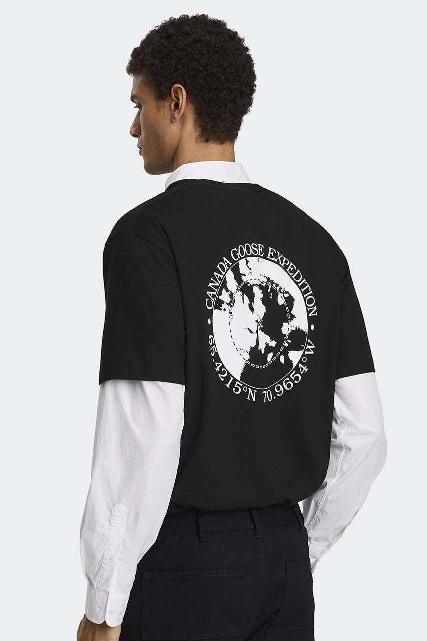 【カナダグース/CANADA GOOSE / MEN】の【MEN】1328M1 Novo T-shirt ノヴォ Tシャツ - グラフィック 人気、トレンドファッション・服の通販 founy(ファニー) 　ファッション　Fashion　メンズファッション　Fashion for Men　トップス・カットソー　Cut & Sew Tops　メンズシャツ　Shirts　グラフィック　Graphic, Graphic Design　ショート　Short, Short Length　スリーブ　Sleeve, Long Sleeve / Short Sleeve　フィット　Fit, Slim Fit　プリント　Print, Printed Pattern　リブニット　Rib Knit, Ribbed Knit　リラックス　Relax, Relaxed Fit　定番　Standard, Basic Item　other-6|ID: prp329100004932840 ipo3291000000037025151