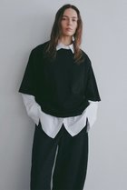 【エトレトウキョウ/ETRE TOKYO】のオーバーサイズクールネスTee 人気、トレンドファッション・服の通販 founy(ファニー) ファッション Fashion レディースファッション Fashion for Women トップス・カットソー Cut & Sew Tops シャツ・ブラウス・オフィスカジュアル Elegant Blouses & Button-Ups ロングTシャツ・Tシャツ Longline T-Shirts & Tees カットソー・ベーシックTシャツ Cut-and-Sewn Tops / Stretch Tees & Basics 春 Spring ショート Short, Short Length シンプル Simple, Minimal ストレート Straight, Straight Cut スリーブ Sleeve, Long Sleeve / Short Sleeve なめらか Smooth, Silky Texture バランス Balance, Style Balance プレーン Plain, Simple ベーシック Basic, Essential リラックス Relax, Relaxed Fit S/S・春夏 SS, Spring/Summer, Warm Season 再入荷 Restock / Back in Stock 夏 Summer エレガント 上品 Elegant thumbnail ブラック|ID: prp329100004932846 ipo3291000000037025203