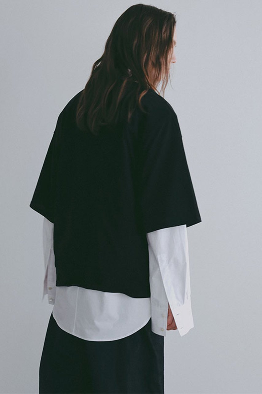 【エトレトウキョウ/ETRE TOKYO】のオーバーサイズクールネスTee 人気、トレンドファッション・服の通販 founy(ファニー) 　ファッション　Fashion　レディースファッション　Fashion for Women　トップス・カットソー　Cut & Sew Tops　シャツ・ブラウス・オフィスカジュアル　Elegant Blouses & Button-Ups　ロングTシャツ・Tシャツ　Longline T-Shirts & Tees　カットソー・ベーシックTシャツ　Cut-and-Sewn Tops / Stretch Tees & Basics　春　Spring　ショート　Short, Short Length　シンプル　Simple, Minimal　ストレート　Straight, Straight Cut　スリーブ　Sleeve, Long Sleeve / Short Sleeve　なめらか　Smooth, Silky Texture　バランス　Balance, Style Balance　プレーン　Plain, Simple　ベーシック　Basic, Essential　リラックス　Relax, Relaxed Fit　S/S・春夏　SS, Spring/Summer, Warm Season　再入荷　Restock / Back in Stock　夏　Summer　エレガント 上品　Elegant　other-2|ID: prp329100004932846 ipo3291000000037025204