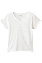 【スリー ドッツ/three dots】のオーガニックスラブ Vネック 人気、トレンドファッション・服の通販 founy(ファニー) ファッション Fashion レディースファッション Fashion for Women トップス・カットソー Cut & Sew Tops シャツ・ブラウス・オフィスカジュアル Elegant Blouses & Button-Ups ロングTシャツ・Tシャツ Longline T-Shirts & Tees カットソー・ベーシックTシャツ Cut-and-Sewn Tops / Stretch Tees & Basics Vネックトップス V-Neck Tops / V-Cut Neckline Shirts ショート Short, Short Length スリーブ Sleeve, Long Sleeve / Short Sleeve ハーフ Half, Half-Length 夏 Summer 新作・新入荷 New Arrivals / New In 春 Spring S/S・春夏 SS, Spring/Summer, Warm Season thumbnail ホワイト|ID: prp329100004932849 ipo3291000000037025226
