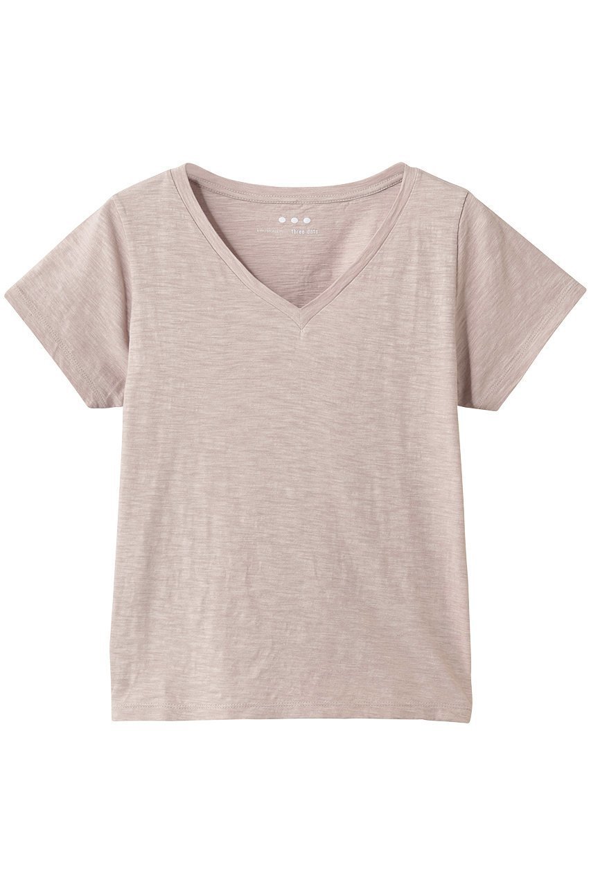 【スリー ドッツ/three dots】のオーガニックスラブ Vネック インテリア・キッズ・メンズ・レディースファッション・服の通販 founy(ファニー) 　ファッション　Fashion　レディースファッション　Fashion for Women　トップス・カットソー　Cut & Sew Tops　シャツ・ブラウス・オフィスカジュアル　Elegant Blouses & Button-Ups　ロングTシャツ・Tシャツ　Longline T-Shirts & Tees　カットソー・ベーシックTシャツ　Cut-and-Sewn Tops / Stretch Tees & Basics　Vネックトップス　V-Neck Tops / V-Cut Neckline Shirts　ショート　Short, Short Length　スリーブ　Sleeve, Long Sleeve / Short Sleeve　ハーフ　Half, Half-Length　夏　Summer　新作・新入荷　New Arrivals / New In　春　Spring　S/S・春夏　SS, Spring/Summer, Warm Season　マーブペタル|ID: prp329100004932849 ipo3291000000037025229