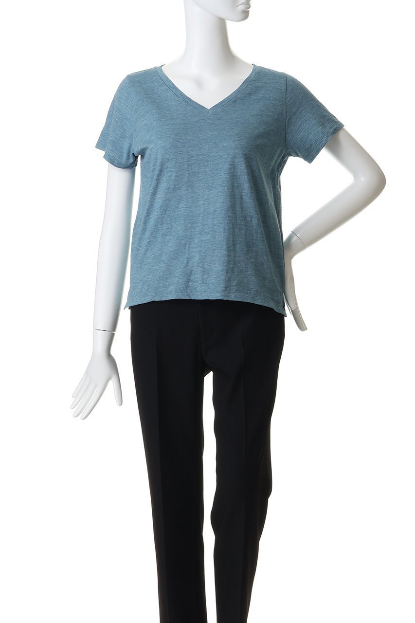 【スリー ドッツ/three dots】のオーガニックスラブ Vネック 人気、トレンドファッション・服の通販 founy(ファニー) 　ファッション　Fashion　レディースファッション　Fashion for Women　トップス・カットソー　Cut & Sew Tops　シャツ・ブラウス・オフィスカジュアル　Elegant Blouses & Button-Ups　ロングTシャツ・Tシャツ　Longline T-Shirts & Tees　カットソー・ベーシックTシャツ　Cut-and-Sewn Tops / Stretch Tees & Basics　Vネックトップス　V-Neck Tops / V-Cut Neckline Shirts　ショート　Short, Short Length　スリーブ　Sleeve, Long Sleeve / Short Sleeve　ハーフ　Half, Half-Length　夏　Summer　新作・新入荷　New Arrivals / New In　春　Spring　S/S・春夏　SS, Spring/Summer, Warm Season　other-2|ID: prp329100004932849 ipo3291000000037025231