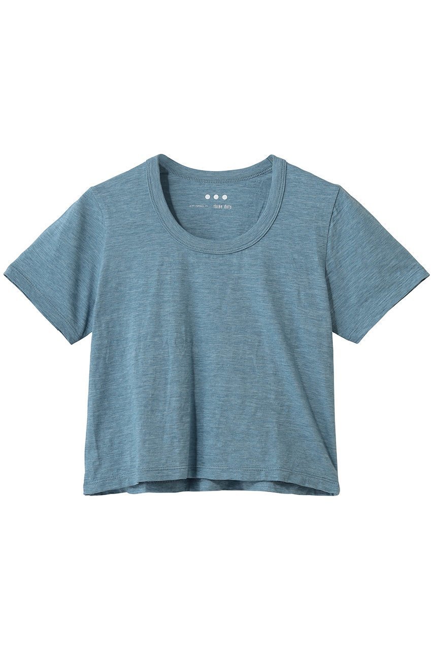 【スリー ドッツ/three dots】のオーガニックスラブ ジェシカ インテリア・キッズ・メンズ・レディースファッション・服の通販 founy(ファニー) 　ファッション　Fashion　レディースファッション　Fashion for Women　トップス・カットソー　Cut & Sew Tops　シャツ・ブラウス・オフィスカジュアル　Elegant Blouses & Button-Ups　ロングTシャツ・Tシャツ　Longline T-Shirts & Tees　カットソー・ベーシックTシャツ　Cut-and-Sewn Tops / Stretch Tees & Basics　おすすめ　Recommended / Our Picks　コンパクト　Compact, Small Size　ショート　Short, Short Length　スリーブ　Sleeve, Long Sleeve / Short Sleeve　ハーフ　Half, Half-Length　夏　Summer　新作・新入荷　New Arrivals / New In　春　Spring　S/S・春夏　SS, Spring/Summer, Warm Season　ウォッシュド|ID: prp329100004932851 ipo3291000000037025250