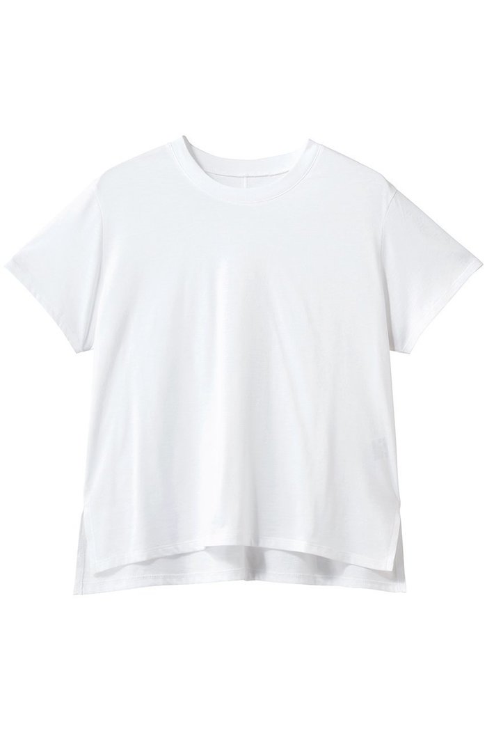 【スリー ドッツ/three dots】のサンデッドジャージー ミニTシャツ インテリア・キッズ・メンズ・レディースファッション・服の通販 founy(ファウニー) https://founy.com/ ファッション Fashion レディースファッション Fashion for Women トップス・カットソー Cut & Sew Tops シャツ・ブラウス・オフィスカジュアル Elegant Blouses & Button-Ups ロングTシャツ・Tシャツ Longline T-Shirts & Tees カットソー・ベーシックTシャツ Cut-and-Sewn Tops / Stretch Tees & Basics なめらか Smooth, Silky Texture コンパクト Compact, Small Size ショート Short, Short Length スリーブ Sleeve, Long Sleeve / Short Sleeve ハーフ Half, Half-Length ボックス Boxy, Box Shape |ID: prp329100004932852 ipo3291000000037025255