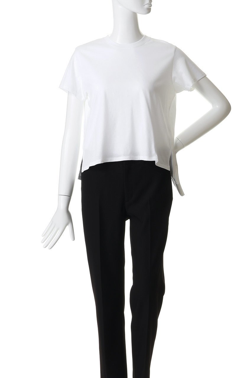 【スリー ドッツ/three dots】のサンデッドジャージー ミニTシャツ 人気、トレンドファッション・服の通販 founy(ファニー) 　ファッション　Fashion　レディースファッション　Fashion for Women　トップス・カットソー　Cut & Sew Tops　シャツ・ブラウス・オフィスカジュアル　Elegant Blouses & Button-Ups　ロングTシャツ・Tシャツ　Longline T-Shirts & Tees　カットソー・ベーシックTシャツ　Cut-and-Sewn Tops / Stretch Tees & Basics　なめらか　Smooth, Silky Texture　コンパクト　Compact, Small Size　ショート　Short, Short Length　スリーブ　Sleeve, Long Sleeve / Short Sleeve　ハーフ　Half, Half-Length　ボックス　Boxy, Box Shape　新作・新入荷　New Arrivals / New In　other-2|ID: prp329100004932852 ipo3291000000037025258