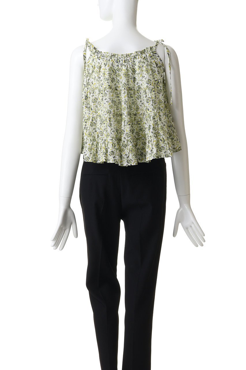 【マーレット/MERLETTE】のSAAZ PRINT フラワープリント ティアードキャミソール 人気、トレンドファッション・服の通販 founy(ファニー) 　ファッション　Fashion　レディースファッション　Fashion for Women　トップス・カットソー　Cut & Sew Tops　キャミソール&ノースリーブ　Camisoles & Sleeveless Tops　シャツ・ブラウス・オフィスカジュアル　Elegant Blouses & Button-Ups　ロングTシャツ・Tシャツ　Longline T-Shirts & Tees　カットソー・ベーシックTシャツ　Cut-and-Sewn Tops / Stretch Tees & Basics　花柄・フラワープリント・モチーフ　Floral Prints & Motifs / Flower Pattern Tops　キャミソール　Camisole, Spaghetti Strap Top　クロップド　Cropped, Short Length　タンク　Tank Top, Sleeveless Top　ティアード　Tiered, Tiered Style　フラワー　Flower, Floral　プリント　Print, Printed Pattern　夏　Summer　新作・新入荷　New Arrivals / New In　春　Spring　S/S・春夏　SS, Spring/Summer, Warm Season　other-4|ID: prp329100004932854 ipo3291000000037025277