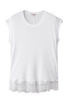 【ブラミンク/BLAMINK】のレースリブノースリーブ 人気、トレンドファッション・服の通販 founy(ファニー) ファッション Fashion レディースファッション Fashion for Women トップス・カットソー Cut & Sew Tops キャミソール&ノースリーブ Camisoles & Sleeveless Tops シャツ・ブラウス・オフィスカジュアル Elegant Blouses & Button-Ups ロングTシャツ・Tシャツ Longline T-Shirts & Tees カットソー・ベーシックTシャツ Cut-and-Sewn Tops / Stretch Tees & Basics インナー Innerwear キャミソール Camisole, Spaghetti Strap Top ショルダー Shoulder, Shoulder Strap シンプル Simple, Minimal ジャケット Jacket, Outerwear タンク Tank Top, Sleeveless Top ノースリーブ Sleeveless, No-Sleeve レース Lace, Lace Fabric エレガント 上品 Elegant 新作・新入荷 New Arrivals / New In thumbnail ホワイト|ID: prp329100004932855 ipo3291000000037025283