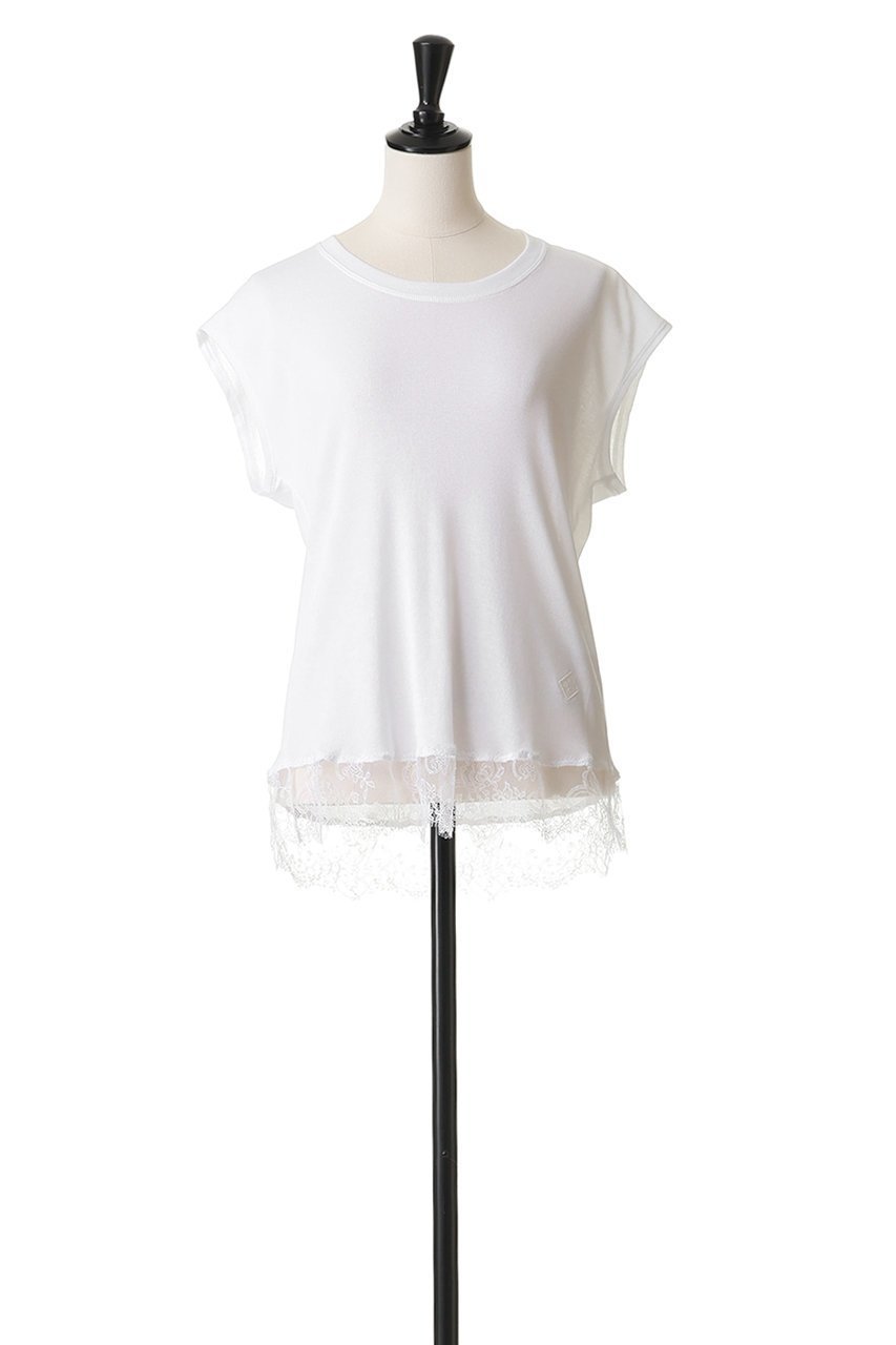 【ブラミンク/BLAMINK】のレースリブノースリーブ 人気、トレンドファッション・服の通販 founy(ファニー) 　ファッション　Fashion　レディースファッション　Fashion for Women　トップス・カットソー　Cut & Sew Tops　キャミソール&ノースリーブ　Camisoles & Sleeveless Tops　シャツ・ブラウス・オフィスカジュアル　Elegant Blouses & Button-Ups　ロングTシャツ・Tシャツ　Longline T-Shirts & Tees　カットソー・ベーシックTシャツ　Cut-and-Sewn Tops / Stretch Tees & Basics　インナー　Innerwear　キャミソール　Camisole, Spaghetti Strap Top　ショルダー　Shoulder, Shoulder Strap　シンプル　Simple, Minimal　ジャケット　Jacket, Outerwear　タンク　Tank Top, Sleeveless Top　ノースリーブ　Sleeveless, No-Sleeve　レース　Lace, Lace Fabric　エレガント 上品　Elegant　新作・新入荷　New Arrivals / New In　other-2|ID: prp329100004932855 ipo3291000000037025285