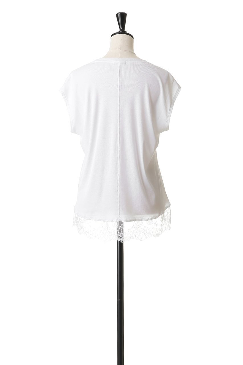 【ブラミンク/BLAMINK】のレースリブノースリーブ 人気、トレンドファッション・服の通販 founy(ファニー) 　ファッション　Fashion　レディースファッション　Fashion for Women　トップス・カットソー　Cut & Sew Tops　キャミソール&ノースリーブ　Camisoles & Sleeveless Tops　シャツ・ブラウス・オフィスカジュアル　Elegant Blouses & Button-Ups　ロングTシャツ・Tシャツ　Longline T-Shirts & Tees　カットソー・ベーシックTシャツ　Cut-and-Sewn Tops / Stretch Tees & Basics　インナー　Innerwear　キャミソール　Camisole, Spaghetti Strap Top　ショルダー　Shoulder, Shoulder Strap　シンプル　Simple, Minimal　ジャケット　Jacket, Outerwear　タンク　Tank Top, Sleeveless Top　ノースリーブ　Sleeveless, No-Sleeve　レース　Lace, Lace Fabric　エレガント 上品　Elegant　新作・新入荷　New Arrivals / New In　other-4|ID: prp329100004932855 ipo3291000000037025287