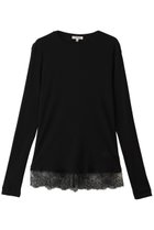 【ブラミンク/BLAMINK】のレースリブロングスリーブ 人気、トレンドファッション・服の通販 founy(ファニー) ファッション Fashion レディースファッション Fashion for Women トップス・カットソー Cut & Sew Tops シャツ・ブラウス・オフィスカジュアル Elegant Blouses & Button-Ups ロングTシャツ・Tシャツ Longline T-Shirts & Tees カットソー・ベーシックTシャツ Cut-and-Sewn Tops / Stretch Tees & Basics おすすめ Recommended / Our Picks インナー Innerwear スリーブ Sleeve, Long Sleeve / Short Sleeve レース Lace, Lace Fabric ロング Long, Long-Length エレガント 上品 Elegant 新作・新入荷 New Arrivals / New In thumbnail ブラック|ID: prp329100004932857 ipo3291000000037025298