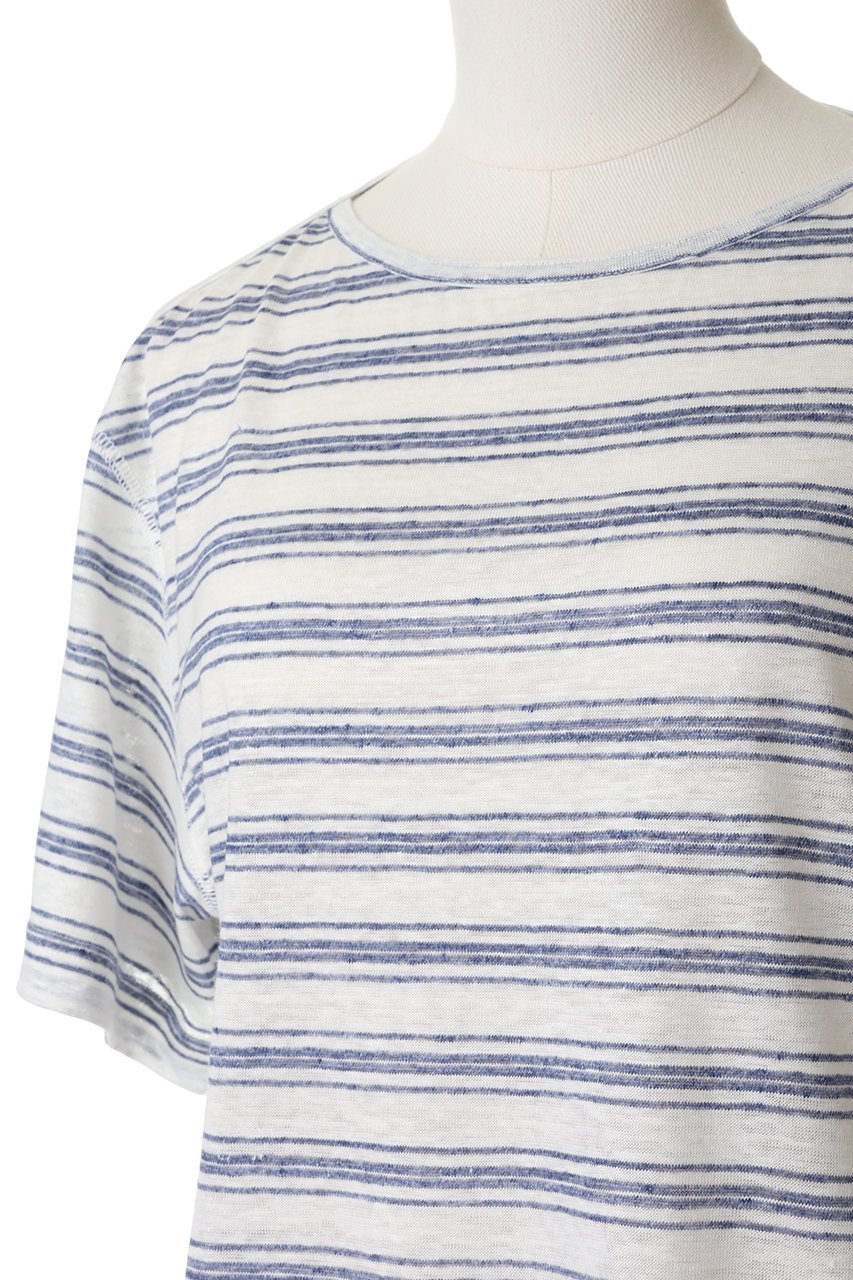 【ブラミンク/BLAMINK】のボーダーショートスリーブ 人気、トレンドファッション・服の通販 founy(ファニー) 　ファッション　Fashion　レディースファッション　Fashion for Women　トップス・カットソー　Cut & Sew Tops　シャツ・ブラウス・オフィスカジュアル　Elegant Blouses & Button-Ups　ロングTシャツ・Tシャツ　Longline T-Shirts & Tees　カットソー・ベーシックTシャツ　Cut-and-Sewn Tops / Stretch Tees & Basics　ショート　Short, Short Length　スリーブ　Sleeve, Long Sleeve / Short Sleeve　バランス　Balance, Style Balance　ボーダー　Border, Stripe　モダン　Modern, Contemporary　リゾート　Resort, Vacation Style　新作・新入荷　New Arrivals / New In　other-5|ID: prp329100004932858 ipo3291000000037025309