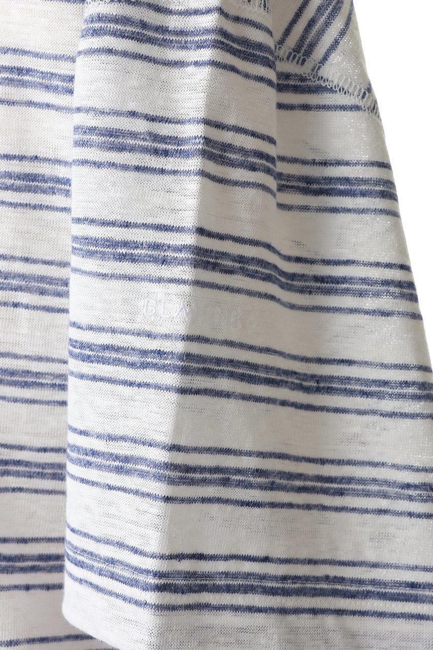 【ブラミンク/BLAMINK】のボーダーショートスリーブ 人気、トレンドファッション・服の通販 founy(ファニー) 　ファッション　Fashion　レディースファッション　Fashion for Women　トップス・カットソー　Cut & Sew Tops　シャツ・ブラウス・オフィスカジュアル　Elegant Blouses & Button-Ups　ロングTシャツ・Tシャツ　Longline T-Shirts & Tees　カットソー・ベーシックTシャツ　Cut-and-Sewn Tops / Stretch Tees & Basics　ショート　Short, Short Length　スリーブ　Sleeve, Long Sleeve / Short Sleeve　バランス　Balance, Style Balance　ボーダー　Border, Stripe　モダン　Modern, Contemporary　リゾート　Resort, Vacation Style　新作・新入荷　New Arrivals / New In　other-6|ID: prp329100004932858 ipo3291000000037025310