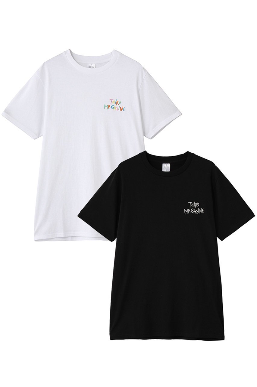 【サードマガジン/THIRD MAGAZINE】の【別注】【FRUIT OF THE LOOM】Tシャツ 人気、トレンドファッション・服の通販 founy(ファニー) 　ファッション　Fashion　レディースファッション　Fashion for Women　トップス・カットソー　Cut & Sew Tops　シャツ・ブラウス・オフィスカジュアル　Elegant Blouses & Button-Ups　ロングTシャツ・Tシャツ　Longline T-Shirts & Tees　カットソー・ベーシックTシャツ　Cut-and-Sewn Tops / Stretch Tees & Basics　ショート　Short, Short Length　スリーブ　Sleeve, Long Sleeve / Short Sleeve　センター　Center, Center Line　デニム　Denim, Jeans Material　別注　Limited Edition, Custom Order　新作・新入荷　New Arrivals / New In　 other-1|ID: prp329100004932861 ipo3291000000037025327