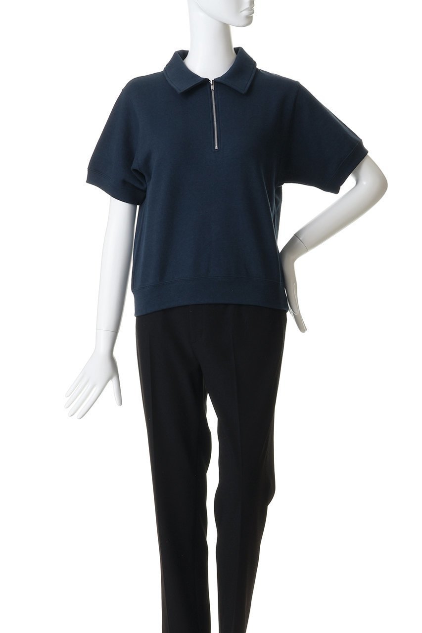 【スティーブンアラン/steven alan】のコットン スウェット ハーフジップ プルオーバー 人気、トレンドファッション・服の通販 founy(ファニー) 　ファッション　Fashion　レディースファッション　Fashion for Women　トップス・カットソー　Cut & Sew Tops　シャツ・ブラウス・オフィスカジュアル　Elegant Blouses & Button-Ups　レディースパーカー・カジュアルフーディー　Casual Hoodies & Sweatshirts　ロングTシャツ・Tシャツ　Longline T-Shirts & Tees　カジュアルプルオーバー・ニットトップス　Pullovers & Knit Tops / Casual Pullovers　スウェット・クルーネックトップス　Sweatshirts & Crewnecks / Relaxed Fit Sweat Tops　カットソー・ベーシックTシャツ　Cut-and-Sewn Tops / Stretch Tees & Basics　おすすめ　Recommended / Our Picks　インナー　Innerwear　コンパクト　Compact, Small Size　ショート　Short, Short Length　ジップ　Zip, Zipper　ジュエリー　Jewelry, Accessories　スウェット / スエット　Sweatshirt, Sweatwear　スリーブ　Sleeve, Long Sleeve / Short Sleeve　ブラウジング　Blouson Silhouette, Cinched Waist　リラックス　Relax, Relaxed Fit　新作・新入荷　New Arrivals / New In　other-2|ID: prp329100004932862 ipo3291000000037025338