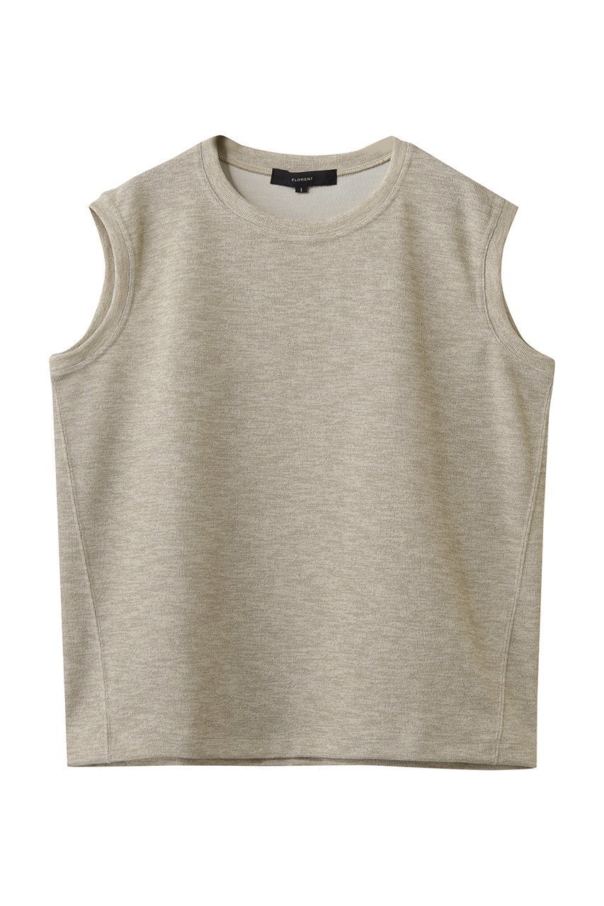 【フローレント/FLORENT】のリネンライクダブルフェイス ジャージートップス インテリア・キッズ・メンズ・レディースファッション・服の通販 founy(ファニー) 　ファッション　Fashion　レディースファッション　Fashion for Women　トップス・カットソー　Cut & Sew Tops　キャミソール&ノースリーブ　Camisoles & Sleeveless Tops　シャツ・ブラウス・オフィスカジュアル　Elegant Blouses & Button-Ups　ロングTシャツ・Tシャツ　Longline T-Shirts & Tees　カットソー・ベーシックTシャツ　Cut-and-Sewn Tops / Stretch Tees & Basics　なめらか　Smooth, Silky Texture　キャミソール　Camisole, Spaghetti Strap Top　タンク　Tank Top, Sleeveless Top　トラベル　Travel, Travel Gear　定番　Standard, Basic Item　新作・新入荷　New Arrivals / New In　ベージュ|ID: prp329100004932864 ipo3291000000037025352