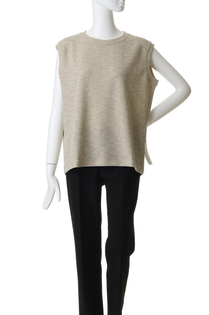 【フローレント/FLORENT】のリネンライクダブルフェイス ジャージートップス 人気、トレンドファッション・服の通販 founy(ファニー) 　ファッション　Fashion　レディースファッション　Fashion for Women　トップス・カットソー　Cut & Sew Tops　キャミソール&ノースリーブ　Camisoles & Sleeveless Tops　シャツ・ブラウス・オフィスカジュアル　Elegant Blouses & Button-Ups　ロングTシャツ・Tシャツ　Longline T-Shirts & Tees　カットソー・ベーシックTシャツ　Cut-and-Sewn Tops / Stretch Tees & Basics　なめらか　Smooth, Silky Texture　キャミソール　Camisole, Spaghetti Strap Top　タンク　Tank Top, Sleeveless Top　トラベル　Travel, Travel Gear　定番　Standard, Basic Item　新作・新入荷　New Arrivals / New In　other-2|ID: prp329100004932864 ipo3291000000037025353