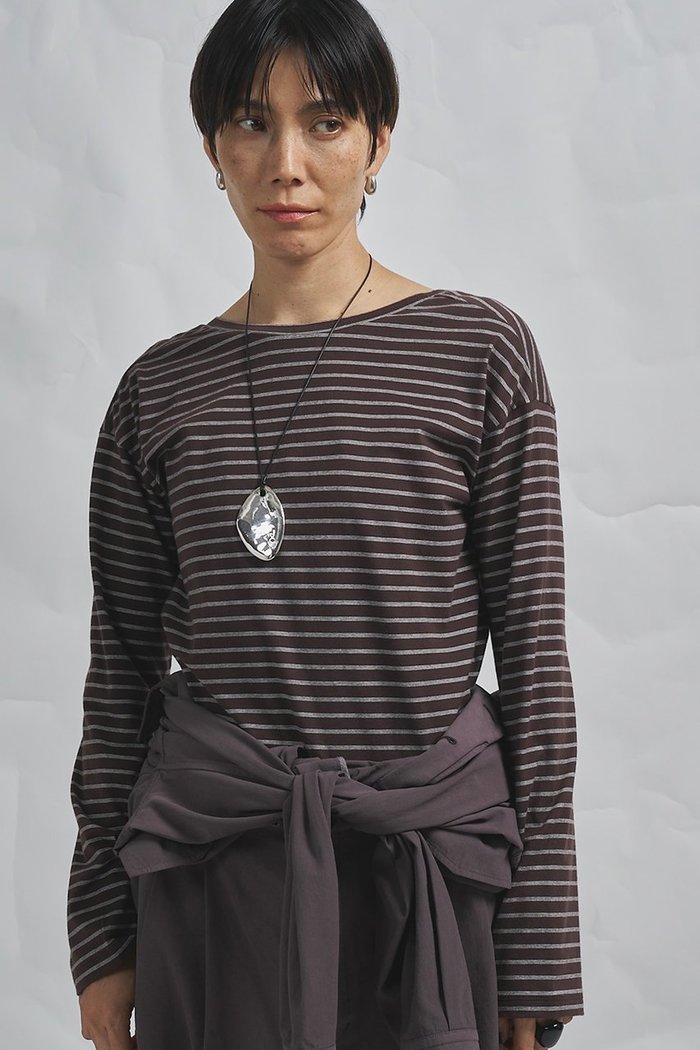 【ウィムガゼット/Whim Gazette】の【GEMINI】バックシャンボーダーカットソー インテリア・キッズ・メンズ・レディースファッション・服の通販 founy(ファニー) https://founy.com/ ファッション Fashion レディースファッション Fashion for Women トップス・カットソー Cut & Sew Tops シャツ・ブラウス・オフィスカジュアル Elegant Blouses & Button-Ups ロングTシャツ・Tシャツ Longline T-Shirts & Tees カットソー・ベーシックTシャツ Cut-and-Sewn Tops / Stretch Tees & Basics スリーブ Sleeve, Long Sleeve / Short Sleeve ボーダー Border, Stripe リラックス Relax, Relaxed Fit ロング Long, Long-Length |ID: prp329100004932865 ipo3291000000037025360