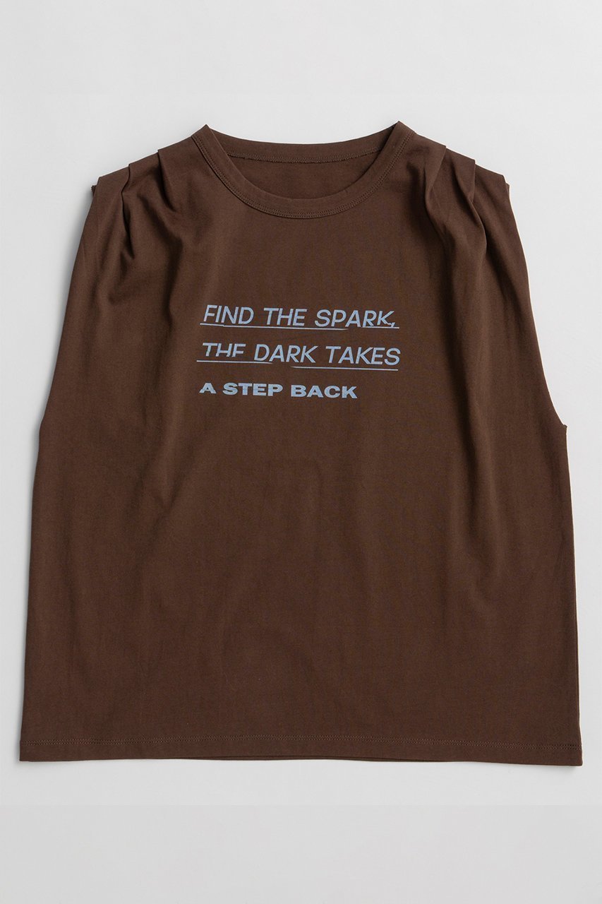 【メゾンスペシャル/MAISON SPECIAL】のTuck Print Top/タックプリントトップ インテリア・キッズ・メンズ・レディースファッション・服の通販 founy(ファニー) 　ファッション　Fashion　レディースファッション　Fashion for Women　トップス・カットソー　Cut & Sew Tops　シャツ・ブラウス・オフィスカジュアル　Elegant Blouses & Button-Ups　ロングTシャツ・Tシャツ　Longline T-Shirts & Tees　カットソー・ベーシックTシャツ　Cut-and-Sewn Tops / Stretch Tees & Basics　ショルダー　Shoulder, Shoulder Strap　ショート　Short, Short Length　スリーブ　Sleeve, Long Sleeve / Short Sleeve　フロント　Front, Front Design　プリント　Print, Printed Pattern　ボックス　Boxy, Box Shape　夏　Summer　新作・新入荷　New Arrivals / New In　BRN(ブラウン)|ID: prp329100004932866 ipo3291000000037025372