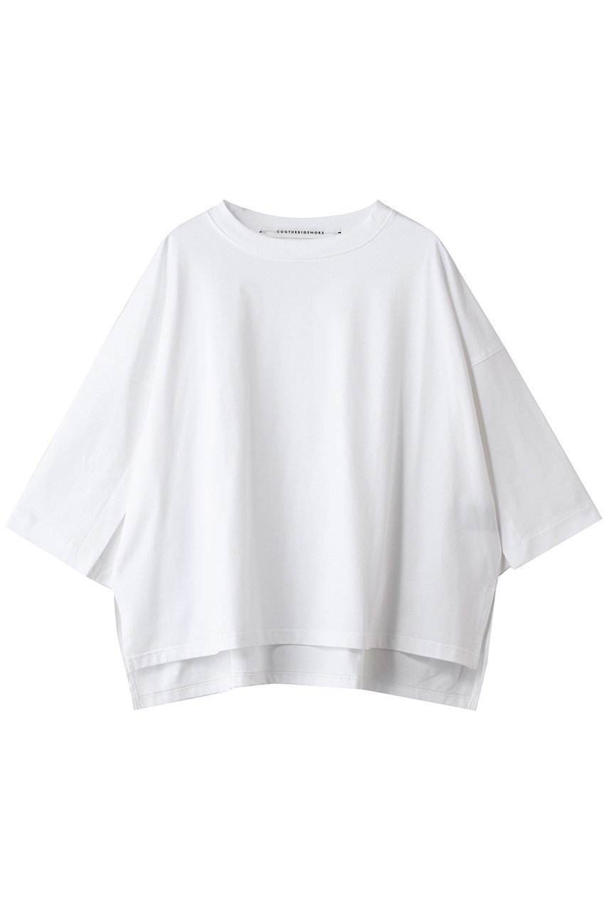 【プルミエ アロンディスモン/1er Arrondissement】の【COGTHEBIGSMOKE 】“NOELLA”Tシャツ インテリア・キッズ・メンズ・レディースファッション・服の通販 founy(ファニー) 　ファッション　Fashion　レディースファッション　Fashion for Women　トップス・カットソー　Cut & Sew Tops　シャツ・ブラウス・オフィスカジュアル　Elegant Blouses & Button-Ups　ロングTシャツ・Tシャツ　Longline T-Shirts & Tees　カットソー・ベーシックTシャツ　Cut-and-Sewn Tops / Stretch Tees & Basics　ショルダー　Shoulder, Shoulder Strap　ショート　Short, Short Length　シンプル　Simple, Minimal　スリット　Slit, Slit Detail　スリーブ　Sleeve, Long Sleeve / Short Sleeve　トレンド　Trend, Trending Now　ドロップ　Drop Shoulder, Dropped Style　フォルム　Silhouette, Form　新作・新入荷　New Arrivals / New In　オフホワイト|ID: prp329100004932869 ipo3291000000037025401