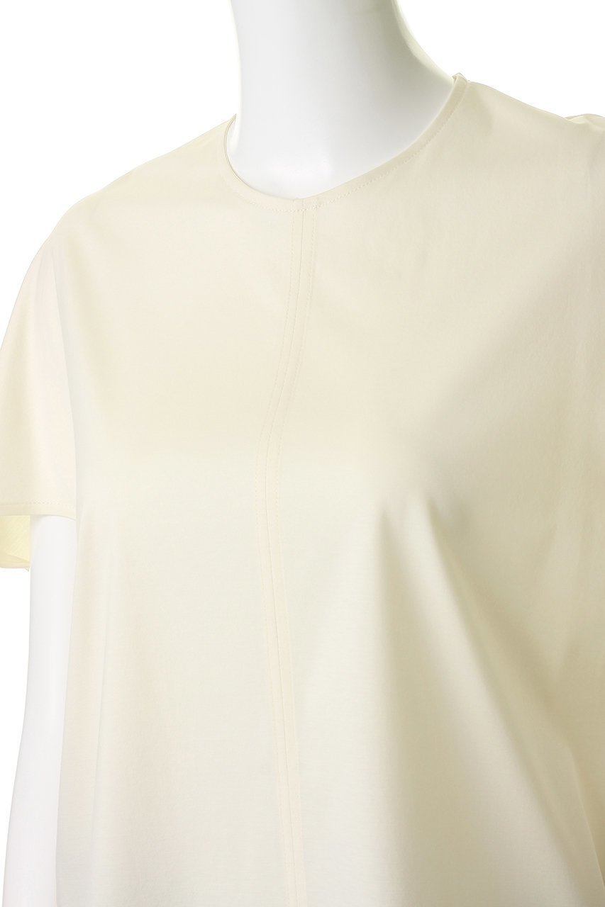 【エブール/ebure】の【店舗限定】ハイゲージシルケットスムーズ クルーネックカットソー 人気、トレンドファッション・服の通販 founy(ファニー) 　ファッション　Fashion　レディースファッション　Fashion for Women　トップス・カットソー　Cut & Sew Tops　シャツ・ブラウス・オフィスカジュアル　Elegant Blouses & Button-Ups　ロングTシャツ・Tシャツ　Longline T-Shirts & Tees　カットソー・ベーシックTシャツ　Cut-and-Sewn Tops / Stretch Tees & Basics　カットソー　Cut and Sewn Top　ショート　Short, Short Length　スリーブ　Sleeve, Long Sleeve / Short Sleeve　フォルム　Silhouette, Form　ボトム　Bottoms, Lower Wear　新作・新入荷　New Arrivals / New In　other-5|ID: prp329100004932871 ipo3291000000037025425