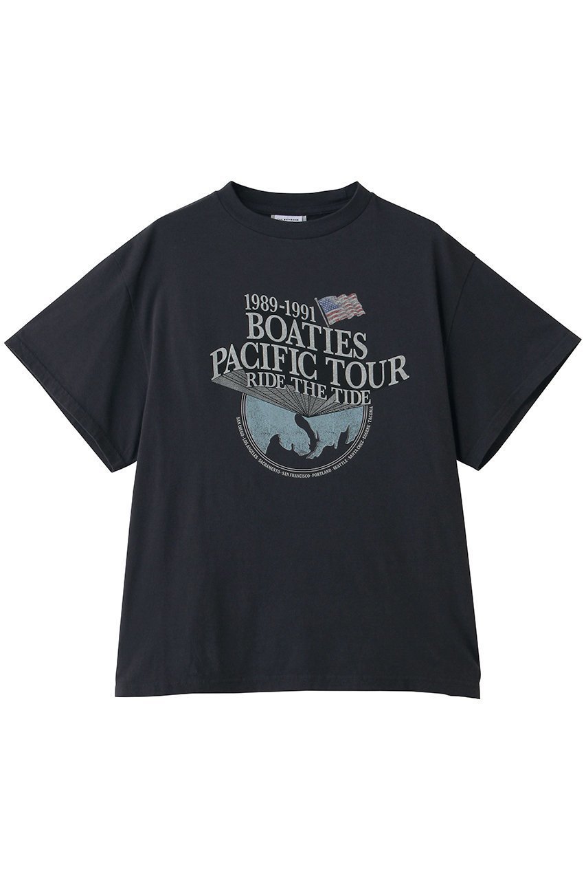 【シンゾーン/Shinzone】のBOATIES TOUR Tシャツ インテリア・キッズ・メンズ・レディースファッション・服の通販 founy(ファニー) 　ファッション　Fashion　レディースファッション　Fashion for Women　トップス・カットソー　Cut & Sew Tops　シャツ・ブラウス・オフィスカジュアル　Elegant Blouses & Button-Ups　ロングTシャツ・Tシャツ　Longline T-Shirts & Tees　カットソー・ベーシックTシャツ　Cut-and-Sewn Tops / Stretch Tees & Basics　ショート　Short, Short Length　スリーブ　Sleeve, Long Sleeve / Short Sleeve　ボトム　Bottoms, Lower Wear　新作・新入荷　New Arrivals / New In　グレー|ID: prp329100004932874 ipo3291000000037025445