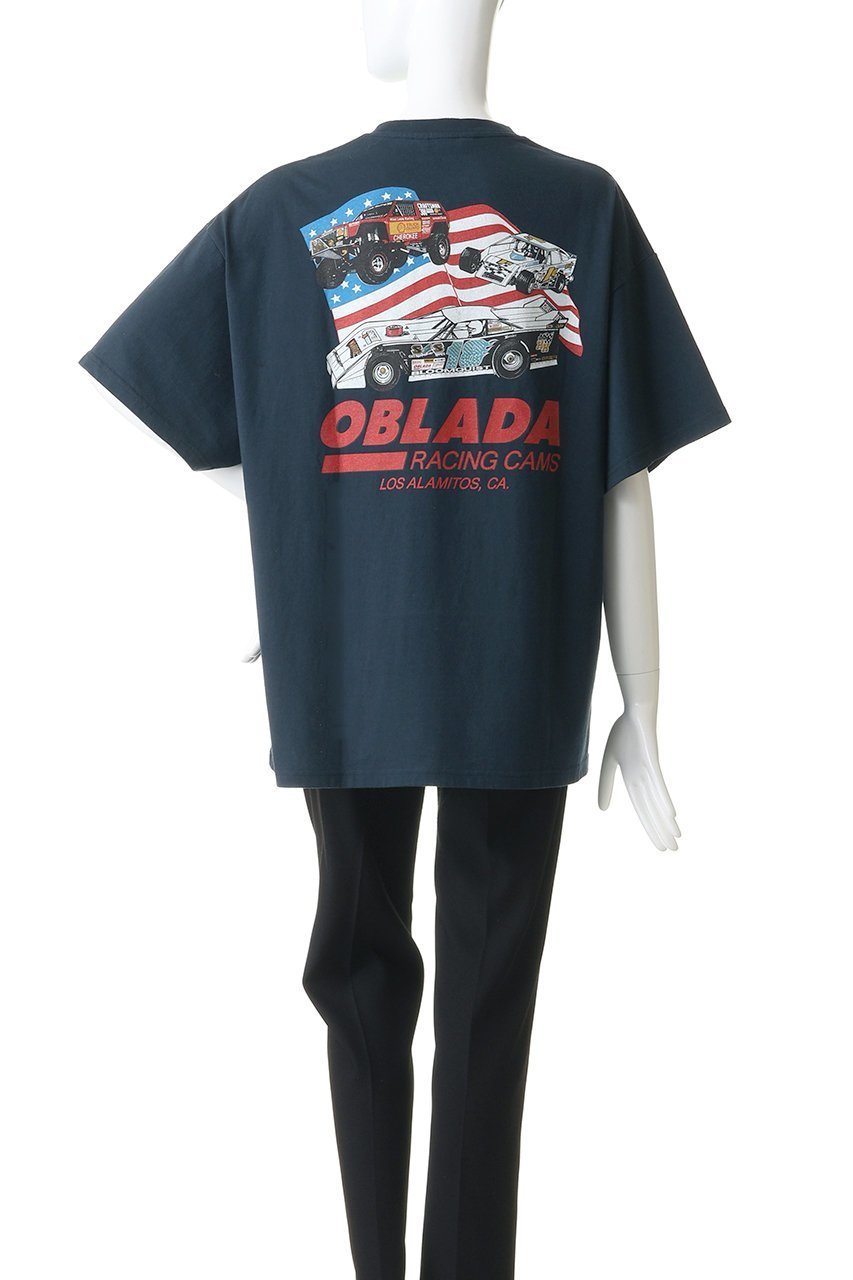 【オブラダ/Oblada】のOblada RACING Tシャツ 人気、トレンドファッション・服の通販 founy(ファニー) 　ファッション　Fashion　レディースファッション　Fashion for Women　トップス・カットソー　Cut & Sew Tops　シャツ・ブラウス・オフィスカジュアル　Elegant Blouses & Button-Ups　ロングTシャツ・Tシャツ　Longline T-Shirts & Tees　カットソー・ベーシックTシャツ　Cut-and-Sewn Tops / Stretch Tees & Basics　グラフィック　Graphic, Graphic Design　ショルダー　Shoulder, Shoulder Strap　ショート　Short, Short Length　スリーブ　Sleeve, Long Sleeve / Short Sleeve　ドロップ　Drop Shoulder, Dropped Style　プリント　Print, Printed Pattern　リラックス　Relax, Relaxed Fit　新作・新入荷　New Arrivals / New In　other-4|ID: prp329100004932879 ipo3291000000037025488