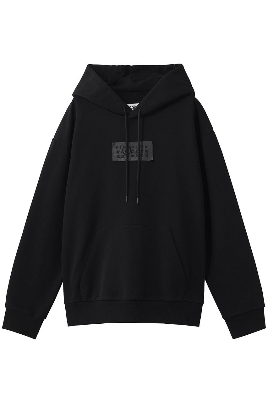 【エムエムシックス メゾンマルジェラ/MM6 Maison Margiela / MEN】の【MEN】ロゴプリントスウェットシャツ インテリア・キッズ・メンズ・レディースファッション・服の通販 founy(ファニー) 　ファッション　Fashion　メンズファッション　Fashion for Men　トップス・カットソー　Cut & Sew Tops　パーカー・フーディー / カジュアルコーデ　Hoodies & Parkas　メンズシャツ　Shirts　スタイリッシュ　Stylish, Fashionable　スラックス　Slacks, Dress Pants　デニム　Denim, Jeans Material　プリント　Print, Printed Pattern　ロング　Long, Long-Length　新作・新入荷　New Arrivals / New In　ブラック|ID: prp329100004932880 ipo3291000000037025491