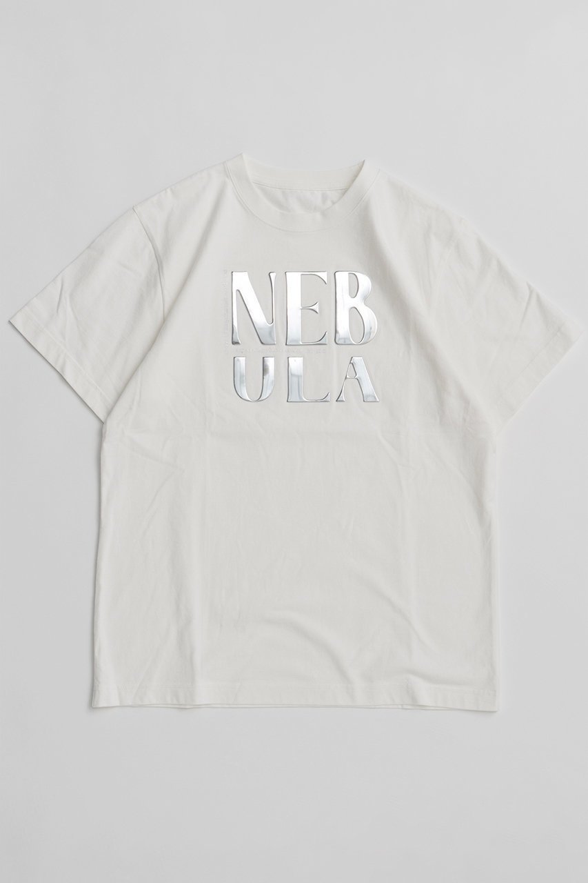 【メゾンスペシャル/MAISON SPECIAL】のNEBULA Logo T-Shirt/NEBULAロゴTシャツ インテリア・キッズ・メンズ・レディースファッション・服の通販 founy(ファニー) 　ファッション　Fashion　レディースファッション　Fashion for Women　トップス・カットソー　Cut & Sew Tops　シャツ・ブラウス・オフィスカジュアル　Elegant Blouses & Button-Ups　ロングTシャツ・Tシャツ　Longline T-Shirts & Tees　カットソー・ベーシックTシャツ　Cut-and-Sewn Tops / Stretch Tees & Basics　インナー　Innerwear　ショート　Short, Short Length　シルバー　Silver, Metallic Silver　シンプル　Simple, Minimal　ジャケット　Jacket, Outerwear　スリーブ　Sleeve, Long Sleeve / Short Sleeve　フロント　Front, Front Design　プリント　Print, Printed Pattern　ベーシック　Basic, Essential　定番　Standard, Basic Item　新作・新入荷　New Arrivals / New In　WHT(ホワイト)|ID: prp329100004932882 ipo3291000000037025505
