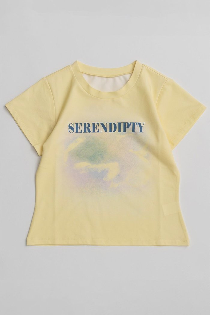 【メゾンスペシャル/MAISON SPECIAL】のSERENDIPTY T-Shirt/SERENDIPTY Tシャツ インテリア・キッズ・メンズ・レディースファッション・服の通販 founy(ファウニー) https://founy.com/ ファッション Fashion レディースファッション Fashion for Women トップス・カットソー Cut & Sew Tops シャツ・ブラウス・オフィスカジュアル Elegant Blouses & Button-Ups ロングTシャツ・Tシャツ Longline T-Shirts & Tees カットソー・ベーシックTシャツ Cut-and-Sewn Tops / Stretch Tees & Basics グラフィック Graphic, Graphic Design ショート Short, Short Length シンプル Simple, Minimal スリーブ Sleeve, Long Sleeve / Short Sleeve バランス Balance, Style Balance ボトム Bottoms, Lower Wear |ID: prp329100004932883 ipo3291000000037025512