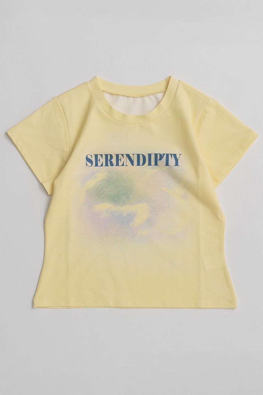 【メゾンスペシャル/MAISON SPECIAL】のSERENDIPTY T-Shirt/SERENDIPTY Tシャツ 人気、トレンドファッション・服の通販 founy(ファニー) 　ファッション　Fashion　レディースファッション　Fashion for Women　トップス・カットソー　Cut & Sew Tops　シャツ・ブラウス・オフィスカジュアル　Elegant Blouses & Button-Ups　ロングTシャツ・Tシャツ　Longline T-Shirts & Tees　カットソー・ベーシックTシャツ　Cut-and-Sewn Tops / Stretch Tees & Basics　グラフィック　Graphic, Graphic Design　ショート　Short, Short Length　シンプル　Simple, Minimal　スリーブ　Sleeve, Long Sleeve / Short Sleeve　バランス　Balance, Style Balance　ボトム　Bottoms, Lower Wear　新作・新入荷　New Arrivals / New In　 other-1|ID: prp329100004932883 ipo3291000000037025512