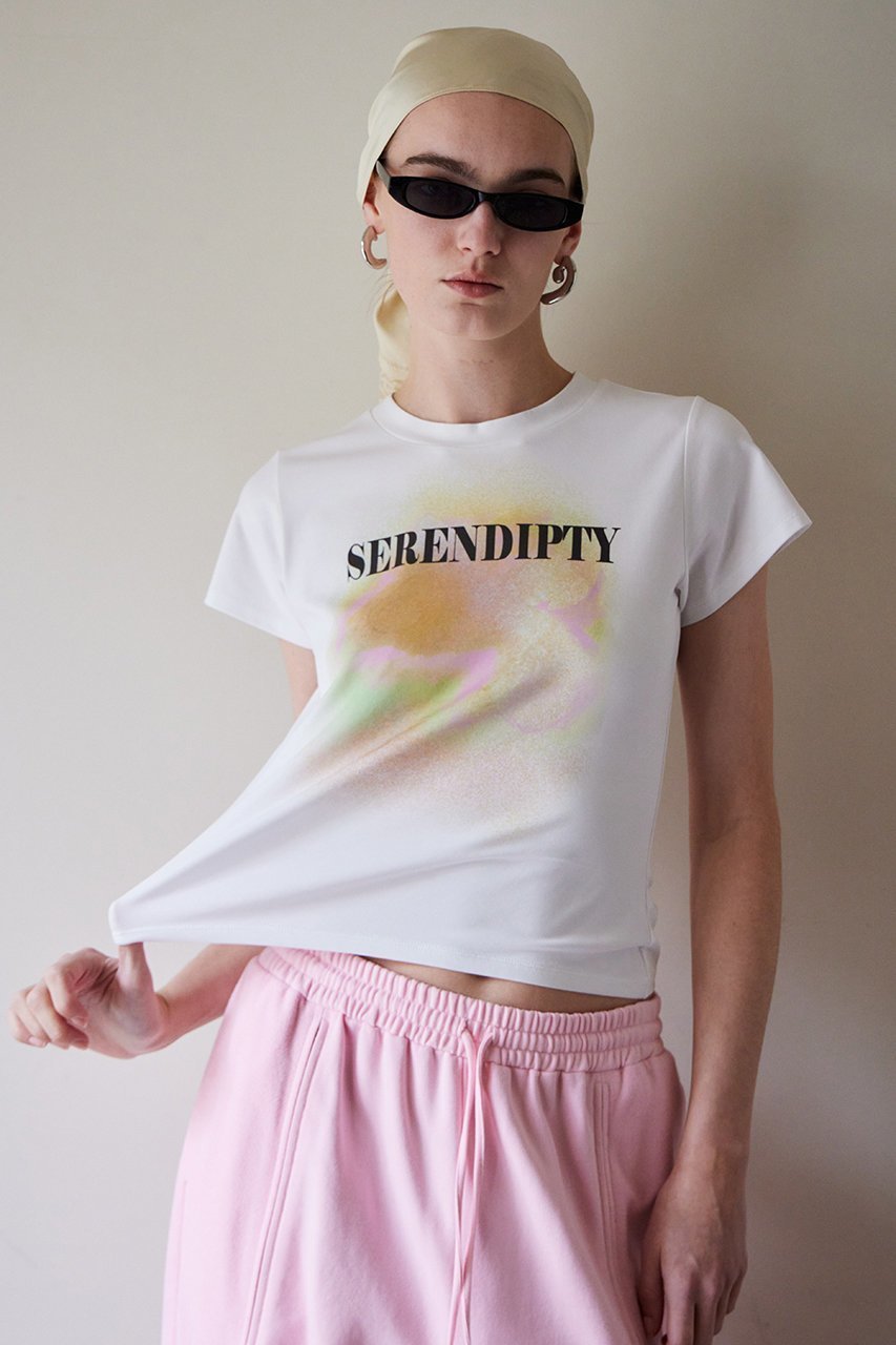 【メゾンスペシャル/MAISON SPECIAL】のSERENDIPTY T-Shirt/SERENDIPTY Tシャツ 人気、トレンドファッション・服の通販 founy(ファニー) 　ファッション　Fashion　レディースファッション　Fashion for Women　トップス・カットソー　Cut & Sew Tops　シャツ・ブラウス・オフィスカジュアル　Elegant Blouses & Button-Ups　ロングTシャツ・Tシャツ　Longline T-Shirts & Tees　カットソー・ベーシックTシャツ　Cut-and-Sewn Tops / Stretch Tees & Basics　グラフィック　Graphic, Graphic Design　ショート　Short, Short Length　シンプル　Simple, Minimal　スリーブ　Sleeve, Long Sleeve / Short Sleeve　バランス　Balance, Style Balance　ボトム　Bottoms, Lower Wear　新作・新入荷　New Arrivals / New In　other-4|ID: prp329100004932883 ipo3291000000037025518