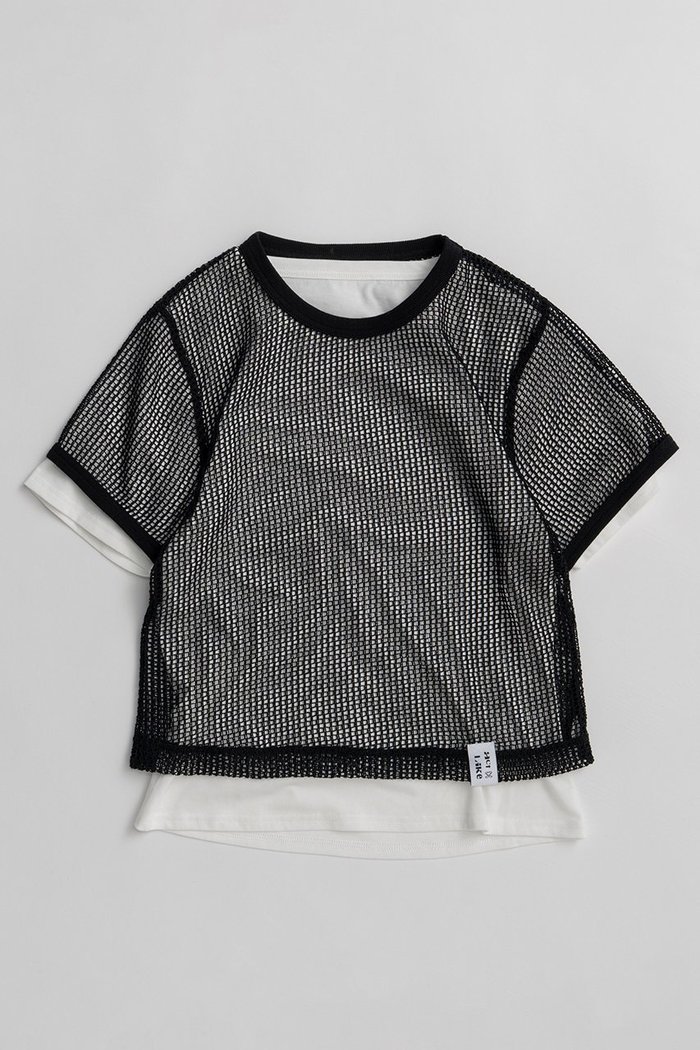 【メゾンスペシャル/MAISON SPECIAL】のMesh Layered T-Shirt/メッシュレイヤードTシャツ インテリア・キッズ・メンズ・レディースファッション・服の通販 founy(ファウニー) https://founy.com/ ファッション Fashion レディースファッション Fashion for Women トップス・カットソー Cut & Sew Tops シャツ・ブラウス・オフィスカジュアル Elegant Blouses & Button-Ups ロングTシャツ・Tシャツ Longline T-Shirts & Tees カットソー・ベーシックTシャツ Cut-and-Sewn Tops / Stretch Tees & Basics ショート Short, Short Length シンプル Simple, Minimal スリーブ Sleeve, Long Sleeve / Short Sleeve テレコ Ribbed, Rib Stitch デニム Denim, Jeans Material フィット Fit, Slim Fit メッシュ Mesh, Net Fabric ワイド Wide, Wide Fit 夏 Summer 新作・新入荷 New Arrivals / New In |ID: prp329100004932888 ipo3291000000037025559