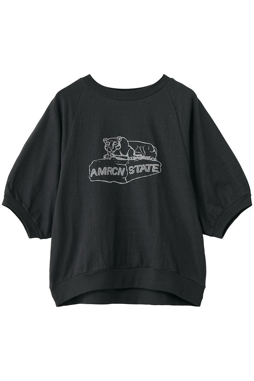 【アメリカーナ/Americana】の【ELLE SHOP限定】アニマルプリントTシャツ インテリア・キッズ・メンズ・レディースファッション・服の通販 founy(ファニー) 　ファッション　Fashion　レディースファッション　Fashion for Women　トップス・カットソー　Cut & Sew Tops　シャツ・ブラウス・オフィスカジュアル　Elegant Blouses & Button-Ups　ロングTシャツ・Tシャツ　Longline T-Shirts & Tees　カットソー・ベーシックTシャツ　Cut-and-Sewn Tops / Stretch Tees & Basics　アニマル　Animal Print　ショート　Short, Short Length　シンプル　Simple, Minimal　スリーブ　Sleeve, Long Sleeve / Short Sleeve　プリント　Print, Printed Pattern　ボトム　Bottoms, Lower Wear　新作・新入荷　New Arrivals / New In　スミクロ|ID: prp329100004932890 ipo3291000000037025579