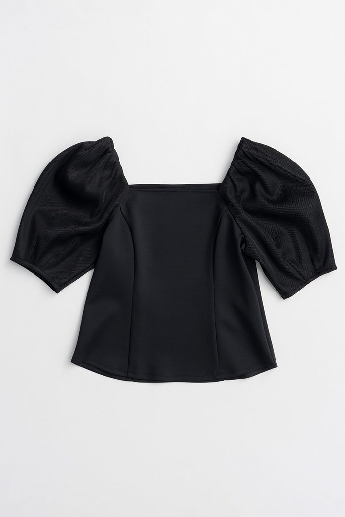 【メゾンスペシャル/MAISON SPECIAL】のMesh Bonded Sleeve Top/メッシュダンボールスリーブトップス インテリア・キッズ・メンズ・レディースファッション・服の通販 founy(ファウニー) https://founy.com/ ファッション Fashion レディースファッション Fashion for Women トップス・カットソー Cut & Sew Tops シャツ・ブラウス・オフィスカジュアル Elegant Blouses & Button-Ups ロングTシャツ・Tシャツ Longline T-Shirts & Tees カットソー・ベーシックTシャツ Cut-and-Sewn Tops / Stretch Tees & Basics カッティング Cutting Detail ショート Short, Short Length スクエア Square, Square Shape スリーブ Sleeve, Long Sleeve / Short Sleeve デコルテ Décolleté, Neckline メッシュ Mesh, Net Fabric エレガント 上品 Elegant 再入荷 Restock / Back in Stock |ID: prp329100004932893 ipo3291000000037025601