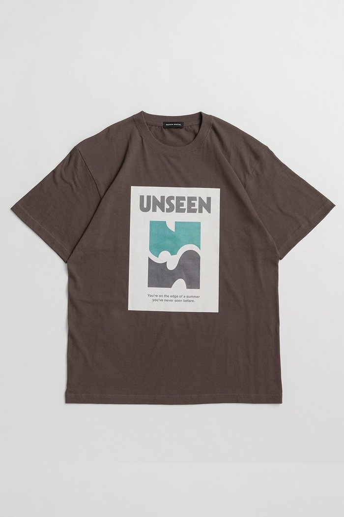 【メゾンスペシャル/MAISON SPECIAL】のUNSEEN Print T-Shirt/UNSEENプリントTシャツ インテリア・キッズ・メンズ・レディースファッション・服の通販 founy(ファウニー) https://founy.com/ ファッション Fashion レディースファッション Fashion for Women トップス・カットソー Cut & Sew Tops シャツ・ブラウス・オフィスカジュアル Elegant Blouses & Button-Ups ロングTシャツ・Tシャツ Longline T-Shirts & Tees カットソー・ベーシックTシャツ Cut-and-Sewn Tops / Stretch Tees & Basics グラフィック Graphic, Graphic Design ショート Short, Short Length スリーブ Sleeve, Long Sleeve / Short Sleeve フロント Front, Front Design プリント Print, Printed Pattern 今季 This Season, Current Season 新作・新入荷 New Arrivals / New In |ID: prp329100004932894 ipo3291000000037025609