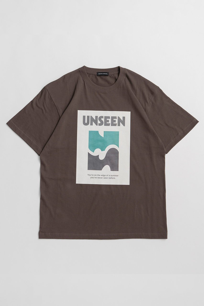 【メゾンスペシャル/MAISON SPECIAL】のUNSEEN Print T-Shirt/UNSEENプリントTシャツ 人気、トレンドファッション・服の通販 founy(ファニー) 　ファッション　Fashion　レディースファッション　Fashion for Women　トップス・カットソー　Cut & Sew Tops　シャツ・ブラウス・オフィスカジュアル　Elegant Blouses & Button-Ups　ロングTシャツ・Tシャツ　Longline T-Shirts & Tees　カットソー・ベーシックTシャツ　Cut-and-Sewn Tops / Stretch Tees & Basics　グラフィック　Graphic, Graphic Design　ショート　Short, Short Length　スリーブ　Sleeve, Long Sleeve / Short Sleeve　フロント　Front, Front Design　プリント　Print, Printed Pattern　今季　This Season, Current Season　新作・新入荷　New Arrivals / New In　 other-1|ID: prp329100004932894 ipo3291000000037025609