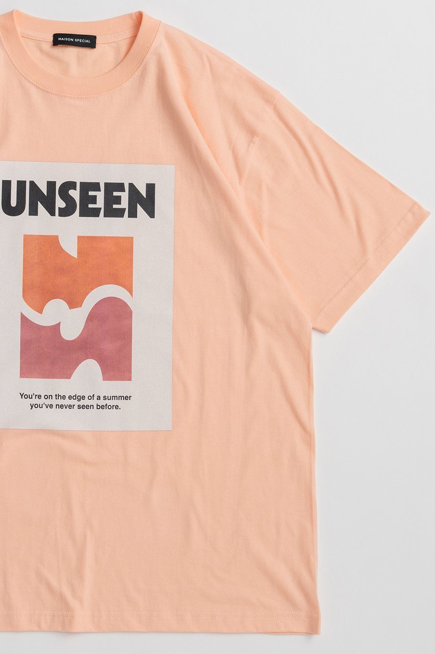 【メゾンスペシャル/MAISON SPECIAL】のUNSEEN Print T-Shirt/UNSEENプリントTシャツ 人気、トレンドファッション・服の通販 founy(ファニー) 　ファッション　Fashion　レディースファッション　Fashion for Women　トップス・カットソー　Cut & Sew Tops　シャツ・ブラウス・オフィスカジュアル　Elegant Blouses & Button-Ups　ロングTシャツ・Tシャツ　Longline T-Shirts & Tees　カットソー・ベーシックTシャツ　Cut-and-Sewn Tops / Stretch Tees & Basics　グラフィック　Graphic, Graphic Design　ショート　Short, Short Length　スリーブ　Sleeve, Long Sleeve / Short Sleeve　フロント　Front, Front Design　プリント　Print, Printed Pattern　今季　This Season, Current Season　新作・新入荷　New Arrivals / New In　other-3|ID: prp329100004932894 ipo3291000000037025614