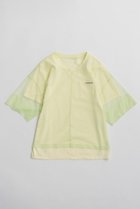 【メゾンスペシャル/MAISON SPECIAL】のSheer Layered T-Shirt/シアーレイヤードTシャツ 人気、トレンドファッション・服の通販 founy(ファニー) ファッション Fashion レディースファッション Fashion for Women トップス・カットソー Cut & Sew Tops シャツ・ブラウス・オフィスカジュアル Elegant Blouses & Button-Ups ロングTシャツ・Tシャツ Longline T-Shirts & Tees カットソー・ベーシックTシャツ Cut-and-Sewn Tops / Stretch Tees & Basics カットソー Cut and Sewn Top ショート Short, Short Length スリーブ Sleeve, Long Sleeve / Short Sleeve チュール Tulip, Tulip Motif ドッキング Docking, Mixed Material ポケット Pocket, Pocket Detail 新作・新入荷 New Arrivals / New In thumbnail M.GRN(ミントグリーン)|ID: prp329100004932895 ipo3291000000037025620