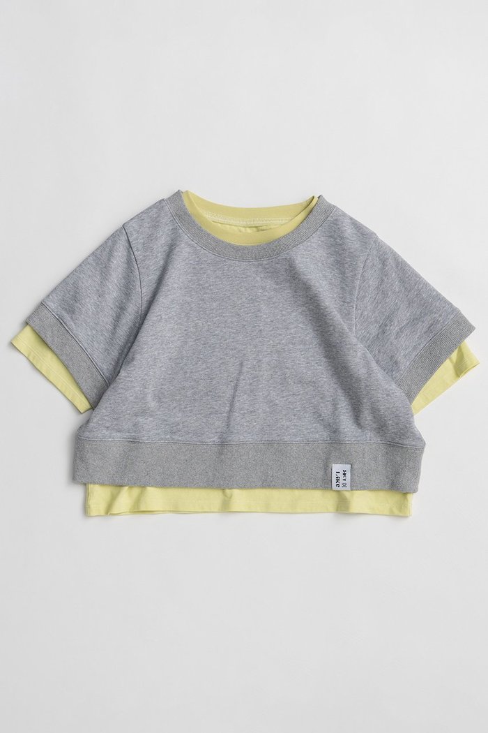 【メゾンスペシャル/MAISON SPECIAL】のFrench Terry Layered Set T-Shirt/裏毛レイヤードセットTEE インテリア・キッズ・メンズ・レディースファッション・服の通販 founy(ファウニー) https://founy.com/ ファッション Fashion レディースファッション Fashion for Women トップス・カットソー Cut & Sew Tops シャツ・ブラウス・オフィスカジュアル Elegant Blouses & Button-Ups ロングTシャツ・Tシャツ Longline T-Shirts & Tees カットソー・ベーシックTシャツ Cut-and-Sewn Tops / Stretch Tees & Basics カットソー Cut and Sewn Top ショート Short, Short Length スリーブ Sleeve, Long Sleeve / Short Sleeve パターン Pattern, Design Print 今季 This Season, Current Season |ID: prp329100004932896 ipo3291000000037025625