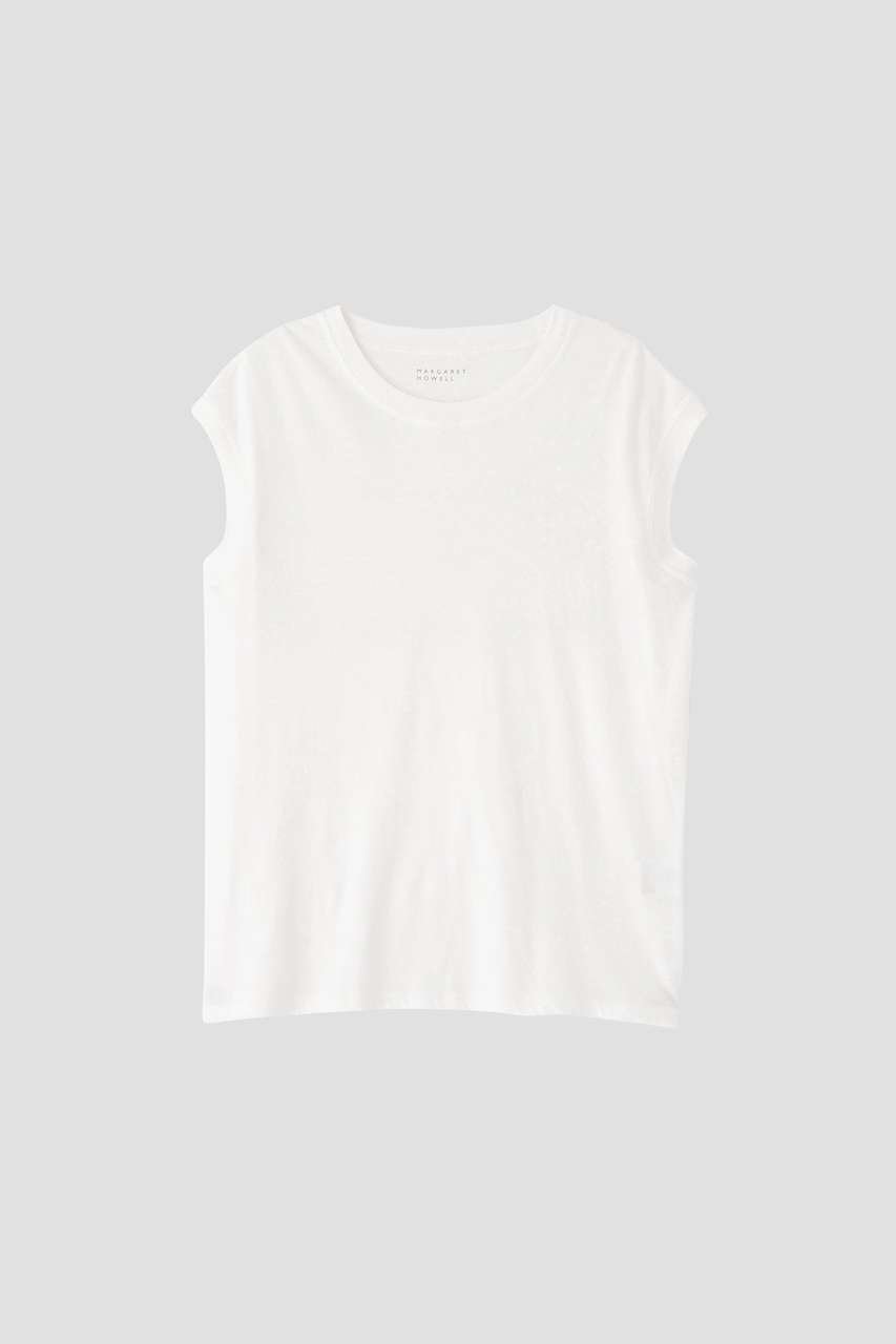 【マーガレットハウエル/MARGARET HOWELL】のSIRO SPUN COTTON JERSEY TOP 人気、トレンドファッション・服の通販 founy(ファニー) 　ファッション　Fashion　レディースファッション　Fashion for Women　トップス・カットソー　Cut & Sew Tops　シャツ・ブラウス・オフィスカジュアル　Elegant Blouses & Button-Ups　ロングTシャツ・Tシャツ　Longline T-Shirts & Tees　カットソー・ベーシックTシャツ　Cut-and-Sewn Tops / Stretch Tees & Basics　なめらか　Smooth, Silky Texture　ショート　Short, Short Length　スリーブ　Sleeve, Long Sleeve / Short Sleeve　新作・新入荷　New Arrivals / New In　other-6|ID: prp329100004932902 ipo3291000000037025683