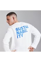 【エコアルフ/ECOALF / MEN】の【MEN】SUSTANO バックプリント スウェット / SUSTANO BACK LONGSLEEVE MAN 人気、トレンドファッション・服の通販 founy(ファニー) ファッション Fashion メンズファッション Fashion for Men トップス・カットソー Cut & Sew Tops メンズシャツ Shirts なめらか Smooth, Silky Texture シンプル Simple, Minimal スウェット / スエット Sweatshirt, Sweatwear スリーブ Sleeve, Long Sleeve / Short Sleeve フロント Front, Front Design プリント Print, Printed Pattern ロング Long, Long-Length 新作・新入荷 New Arrivals / New In thumbnail ホワイト|ID: prp329100004932905 ipo3291000000037025701
