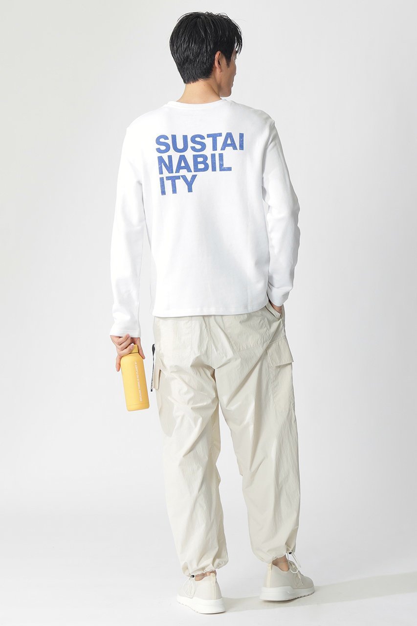 【エコアルフ/ECOALF / MEN】の【MEN】SUSTANO バックプリント スウェット / SUSTANO BACK LONGSLEEVE MAN 人気、トレンドファッション・服の通販 founy(ファニー) 　ファッション　Fashion　メンズファッション　Fashion for Men　トップス・カットソー　Cut & Sew Tops　メンズシャツ　Shirts　なめらか　Smooth, Silky Texture　シンプル　Simple, Minimal　スウェット / スエット　Sweatshirt, Sweatwear　スリーブ　Sleeve, Long Sleeve / Short Sleeve　フロント　Front, Front Design　プリント　Print, Printed Pattern　ロング　Long, Long-Length　新作・新入荷　New Arrivals / New In　other-2|ID: prp329100004932905 ipo3291000000037025702