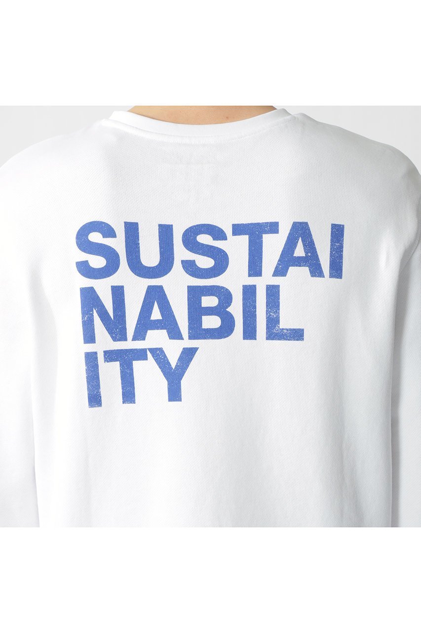 【エコアルフ/ECOALF / MEN】の【MEN】SUSTANO バックプリント スウェット / SUSTANO BACK LONGSLEEVE MAN 人気、トレンドファッション・服の通販 founy(ファニー) 　ファッション　Fashion　メンズファッション　Fashion for Men　トップス・カットソー　Cut & Sew Tops　メンズシャツ　Shirts　なめらか　Smooth, Silky Texture　シンプル　Simple, Minimal　スウェット / スエット　Sweatshirt, Sweatwear　スリーブ　Sleeve, Long Sleeve / Short Sleeve　フロント　Front, Front Design　プリント　Print, Printed Pattern　ロング　Long, Long-Length　新作・新入荷　New Arrivals / New In　other-4|ID: prp329100004932905 ipo3291000000037025704