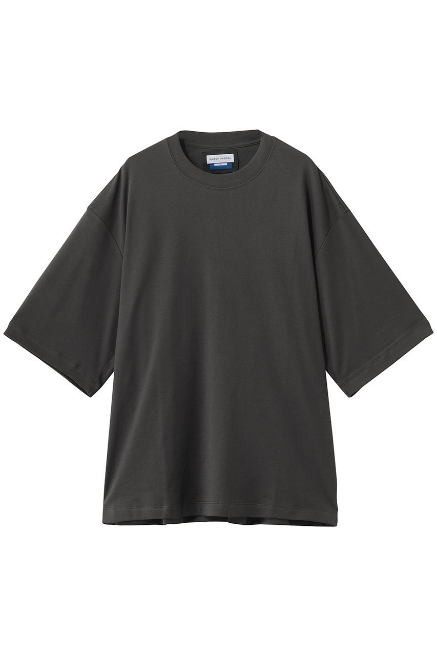 【メゾンスペシャル/MAISON SPECIAL】の【UNISEX】スムースTEE インテリア・キッズ・メンズ・レディースファッション・服の通販 founy(ファニー) 　ファッション　Fashion　レディースファッション　Fashion for Women　トップス・カットソー　Cut & Sew Tops　シャツ・ブラウス・オフィスカジュアル　Elegant Blouses & Button-Ups　ロングTシャツ・Tシャツ　Longline T-Shirts & Tees　カットソー・ベーシックTシャツ　Cut-and-Sewn Tops / Stretch Tees & Basics　ユニセックス　Unisex, Genderless　ショート　Short, Short Length　スリーブ　Sleeve, Long Sleeve / Short Sleeve　ハーフ　Half, Half-Length　再入荷　Restock / Back in Stock　夏　Summer　春　Spring　S/S・春夏　SS, Spring/Summer, Warm Season　C.GRY(チャコールグレー)|ID: prp329100004932907 ipo3291000000037025717