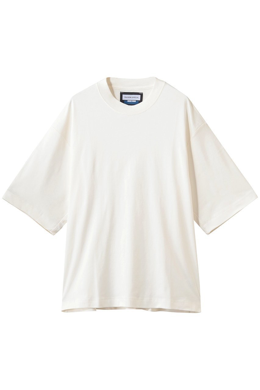 【メゾンスペシャル/MAISON SPECIAL】の【UNISEX】スムースTEE インテリア・キッズ・メンズ・レディースファッション・服の通販 founy(ファニー) 　ファッション　Fashion　レディースファッション　Fashion for Women　トップス・カットソー　Cut & Sew Tops　シャツ・ブラウス・オフィスカジュアル　Elegant Blouses & Button-Ups　ロングTシャツ・Tシャツ　Longline T-Shirts & Tees　カットソー・ベーシックTシャツ　Cut-and-Sewn Tops / Stretch Tees & Basics　ユニセックス　Unisex, Genderless　ショート　Short, Short Length　スリーブ　Sleeve, Long Sleeve / Short Sleeve　ハーフ　Half, Half-Length　再入荷　Restock / Back in Stock　夏　Summer　春　Spring　S/S・春夏　SS, Spring/Summer, Warm Season　O.WHT(オフホワイト)|ID: prp329100004932907 ipo3291000000037025719