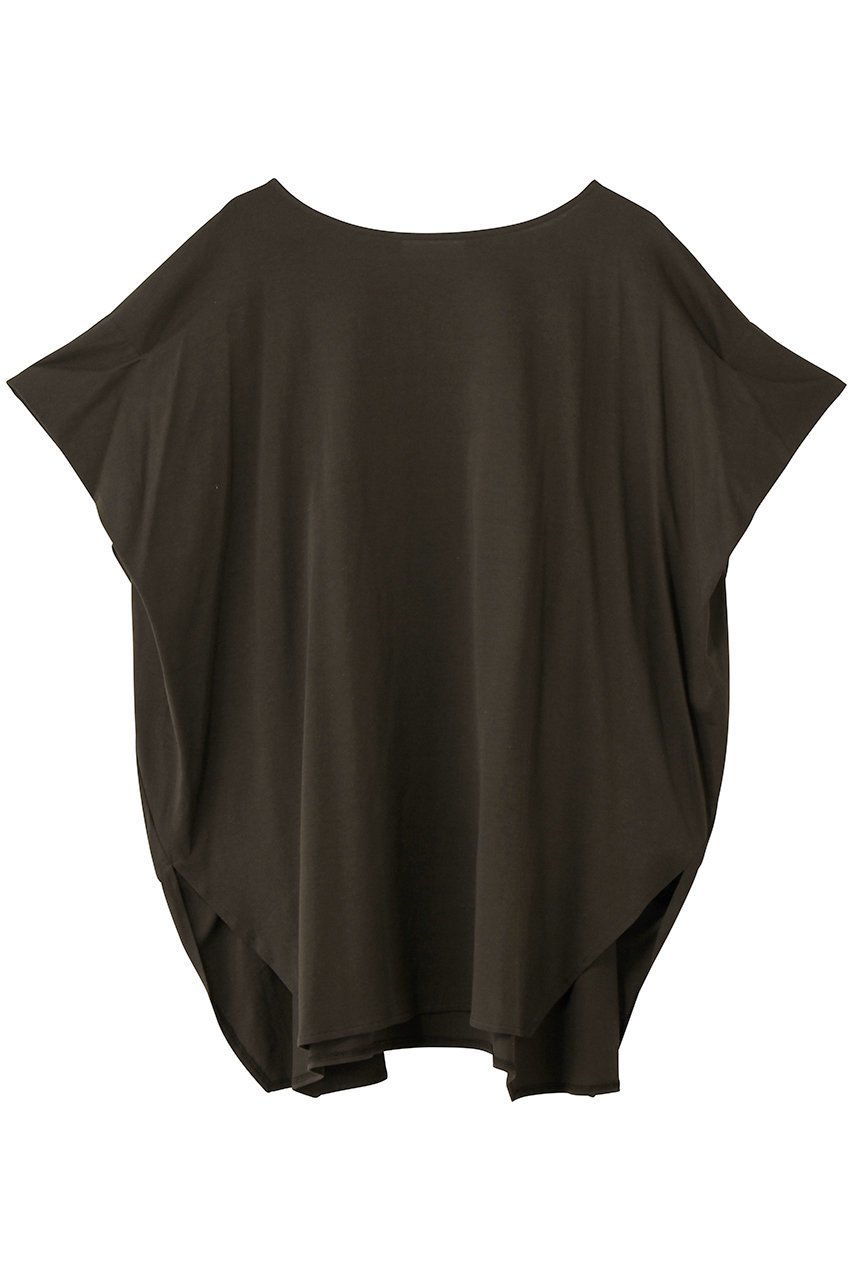 【プルミエ アロンディスモン/1er Arrondissement】のプレミアム天竺ニュアンストップス インテリア・キッズ・メンズ・レディースファッション・服の通販 founy(ファニー) 　ファッション　Fashion　レディースファッション　Fashion for Women　トップス・カットソー　Cut & Sew Tops　シャツ・ブラウス・オフィスカジュアル　Elegant Blouses & Button-Ups　ロングTシャツ・Tシャツ　Longline T-Shirts & Tees　カットソー・ベーシックTシャツ　Cut-and-Sewn Tops / Stretch Tees & Basics　カットソー　Cut and Sewn Top　スリーブ　Sleeve, Long Sleeve / Short Sleeve　バランス　Balance, Style Balance　フィット　Fit, Slim Fit　プレミアム　Premium, High-End　ボトム　Bottoms, Lower Wear　ロング　Long, Long-Length　夏　Summer　新作・新入荷　New Arrivals / New In　ブラウン|ID: prp329100004932908 ipo3291000000037025726