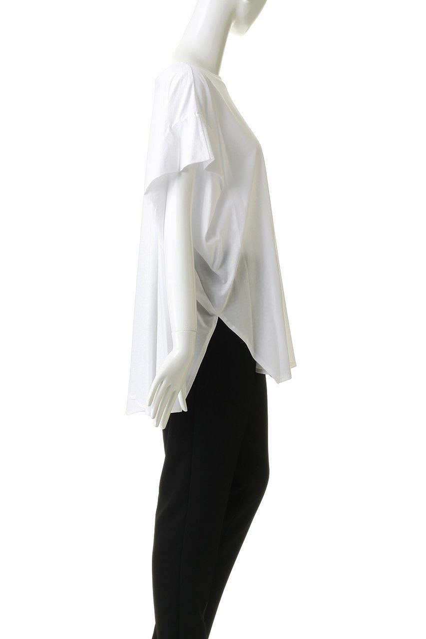 【プルミエ アロンディスモン/1er Arrondissement】のプレミアム天竺ニュアンストップス 人気、トレンドファッション・服の通販 founy(ファニー) 　ファッション　Fashion　レディースファッション　Fashion for Women　トップス・カットソー　Cut & Sew Tops　シャツ・ブラウス・オフィスカジュアル　Elegant Blouses & Button-Ups　ロングTシャツ・Tシャツ　Longline T-Shirts & Tees　カットソー・ベーシックTシャツ　Cut-and-Sewn Tops / Stretch Tees & Basics　カットソー　Cut and Sewn Top　スリーブ　Sleeve, Long Sleeve / Short Sleeve　バランス　Balance, Style Balance　フィット　Fit, Slim Fit　プレミアム　Premium, High-End　ボトム　Bottoms, Lower Wear　ロング　Long, Long-Length　夏　Summer　新作・新入荷　New Arrivals / New In　other-3|ID: prp329100004932908 ipo3291000000037025729