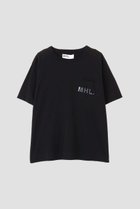 【その他のブランド/Other】のPRINTED COTTON JERSEY TOP 人気、トレンドファッション・服の通販 founy(ファニー) ファッション Fashion レディースファッション Fashion for Women トップス・カットソー Cut & Sew Tops シャツ・ブラウス・オフィスカジュアル Elegant Blouses & Button-Ups ロングTシャツ・Tシャツ Longline T-Shirts & Tees カットソー・ベーシックTシャツ Cut-and-Sewn Tops / Stretch Tees & Basics ショート Short, Short Length スリーブ Sleeve, Long Sleeve / Short Sleeve プリント Print, Printed Pattern ポケット Pocket, Pocket Detail thumbnail ブラック|ID: prp329100004932913 ipo3291000000037025770